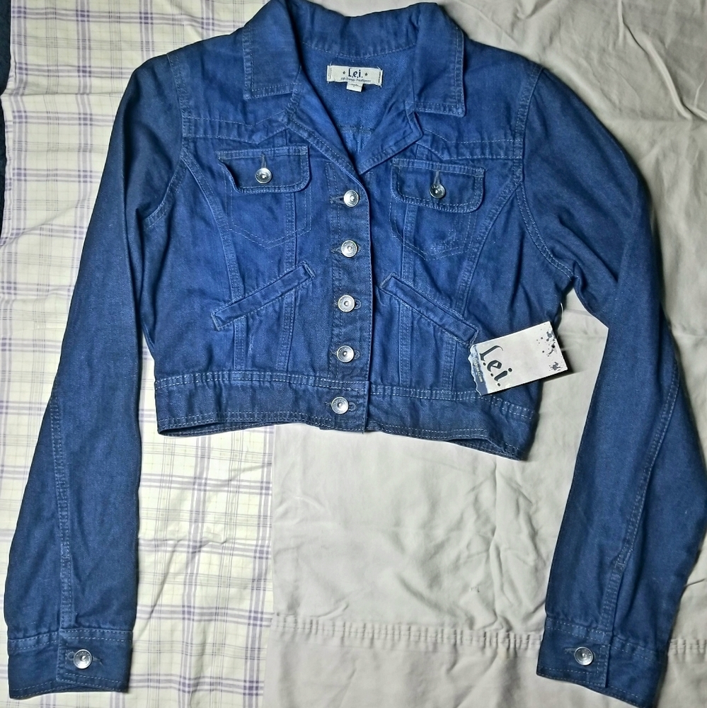 L.E.I Denim Blue Jean Jacket